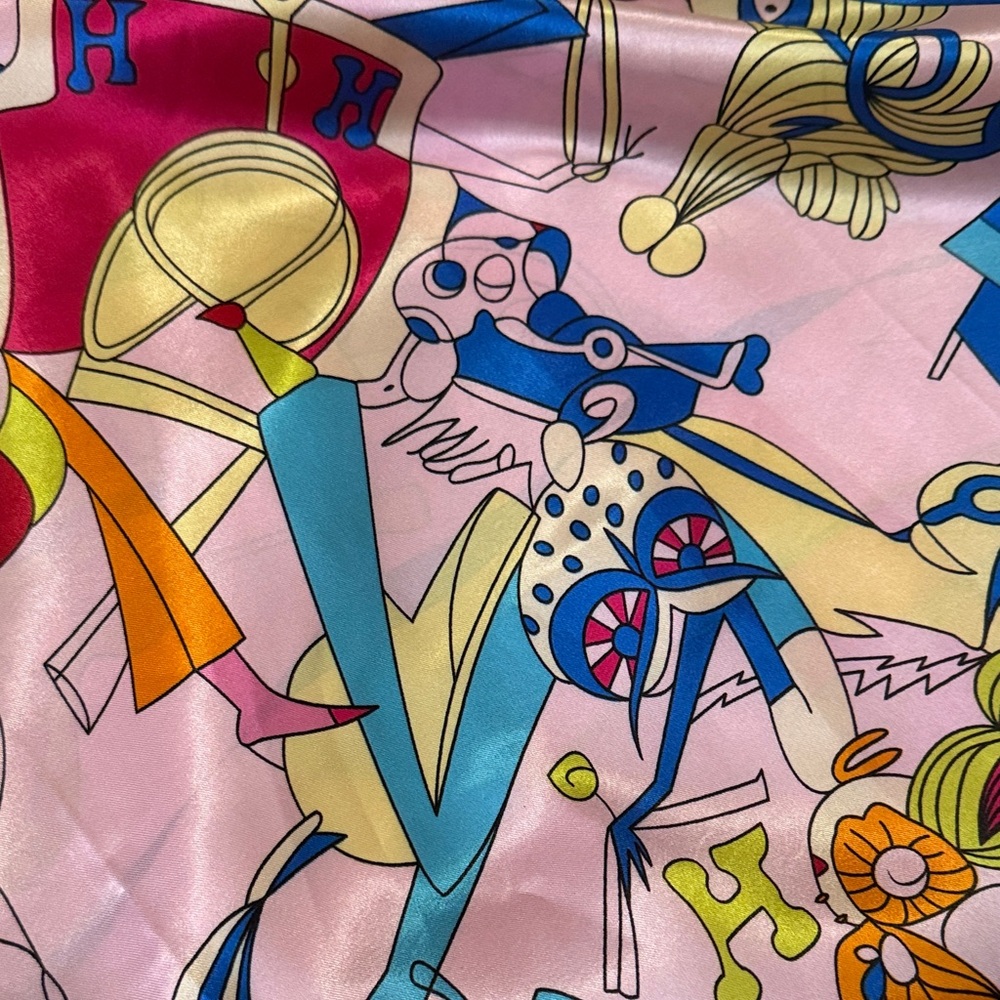 Colorful Designer 100% Polyester Scarf - Picture 10 of 11